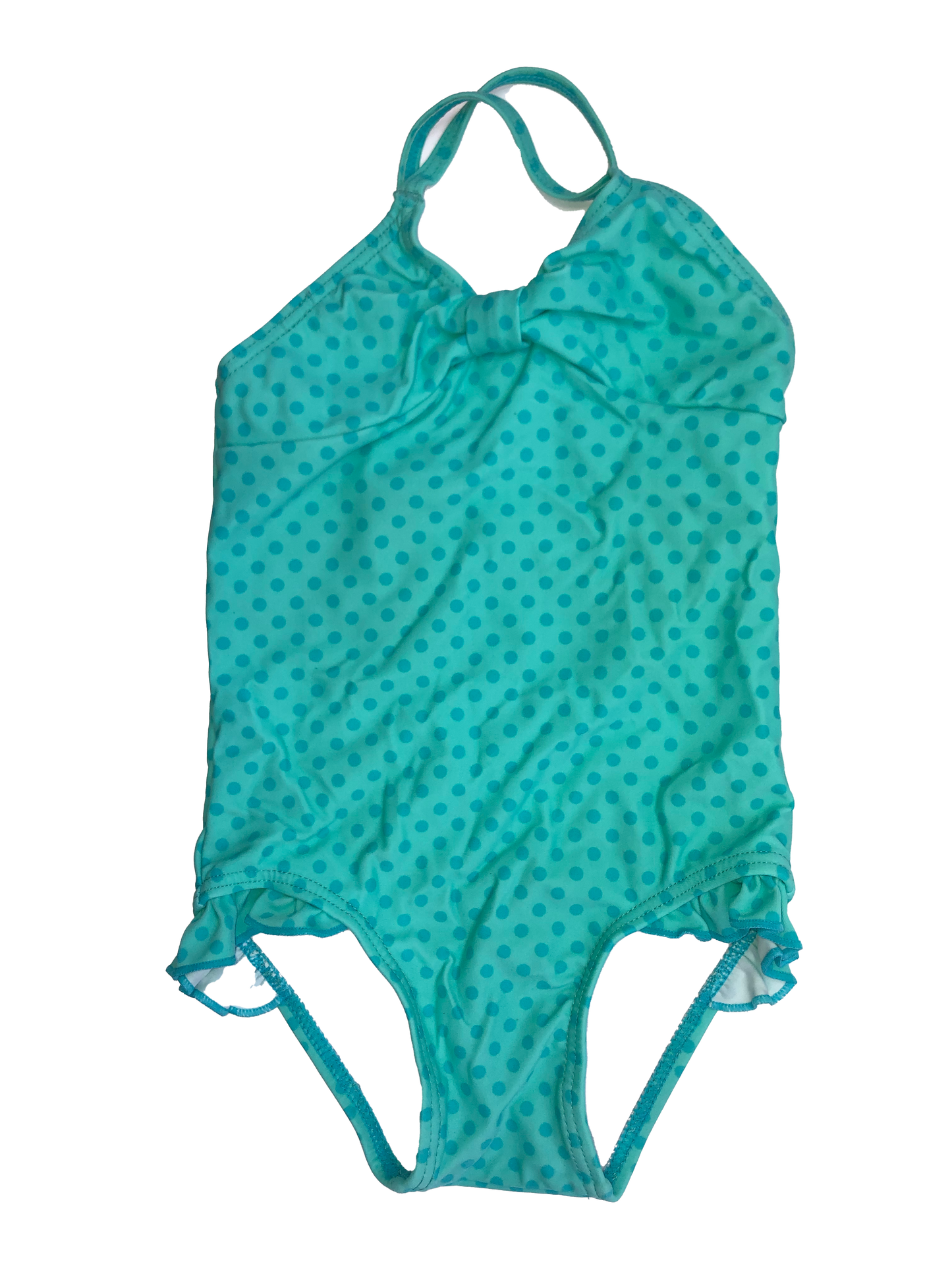 Joe Fresh Turquoise Swimsuit with Polka Dots 18-24M