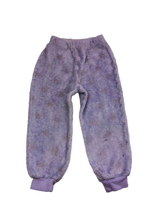 Disney Purple PJ Bottoms with Silver Polka Dots 2-3T