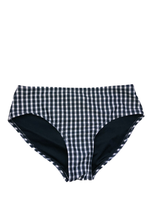 Old Navy Black & White Shepherd Check Bikini Bottoms 10