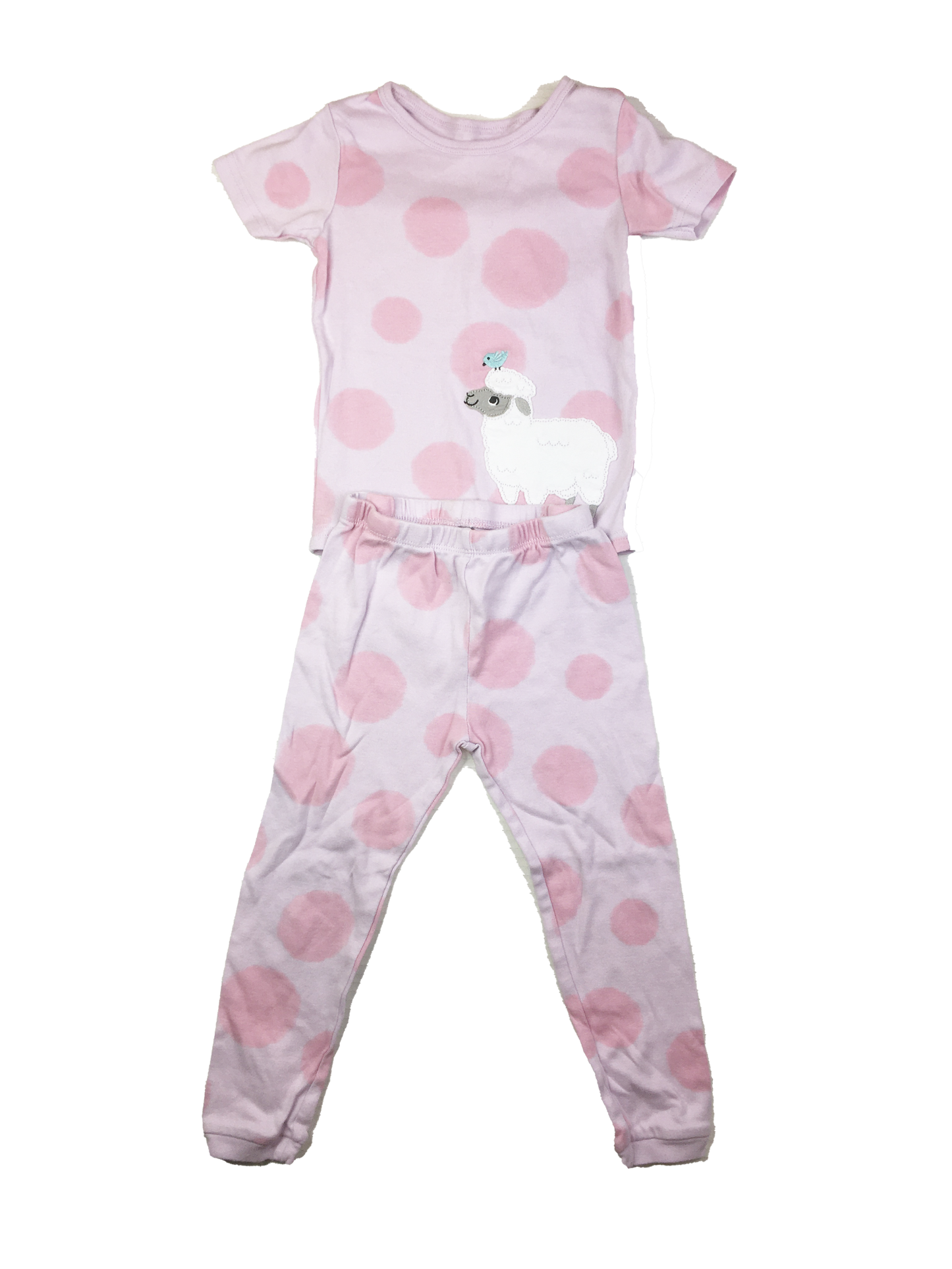 Child of Mine Pink PJ Set T-Shirt & Pants with Sheep 3T