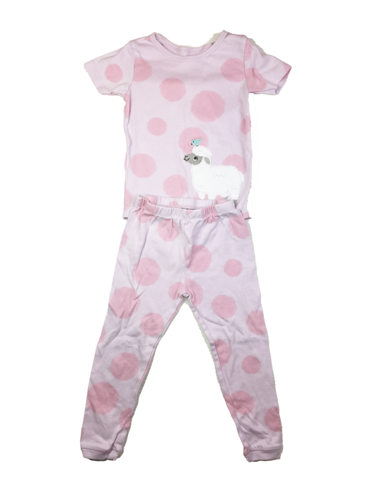 Child of Mine Pink PJ Set T-Shirt & Pants with Sheep 3T