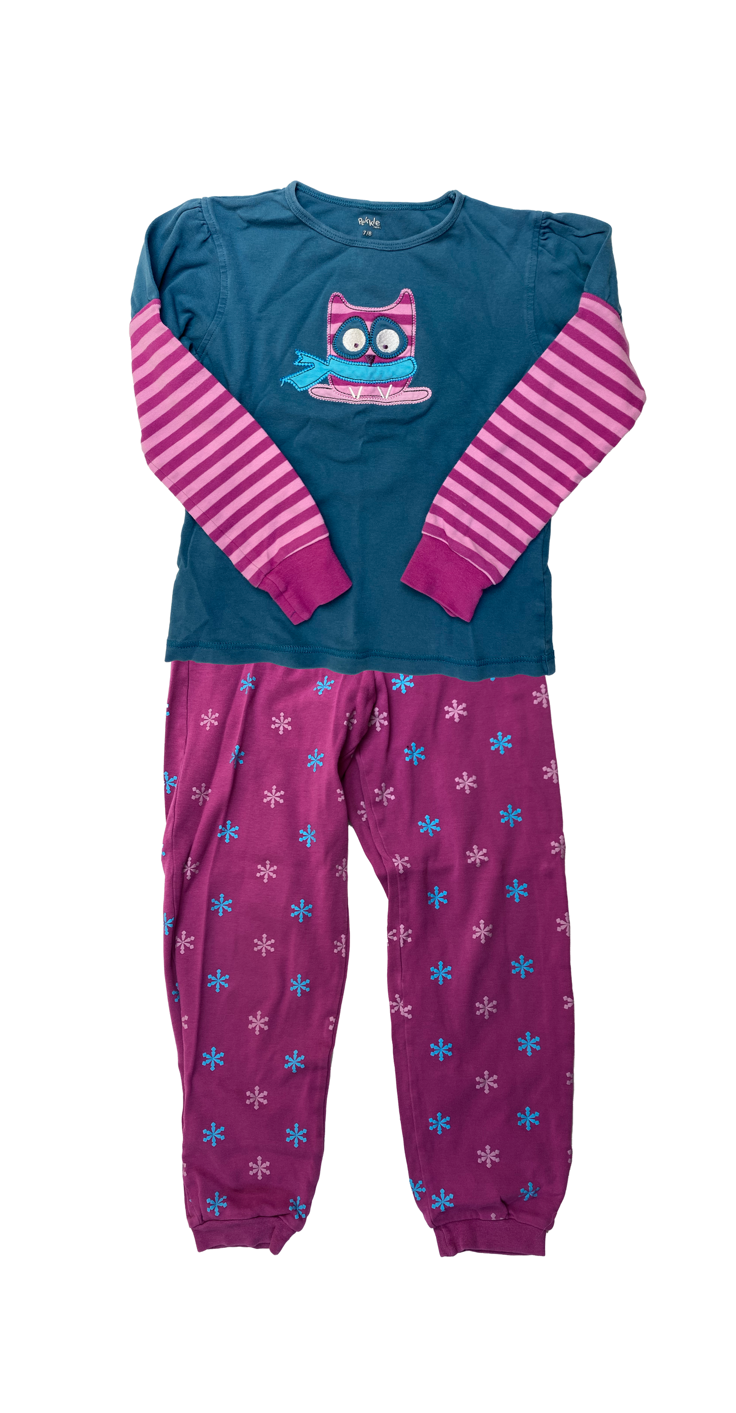 Pekkle PJ Set with Owl 7-8