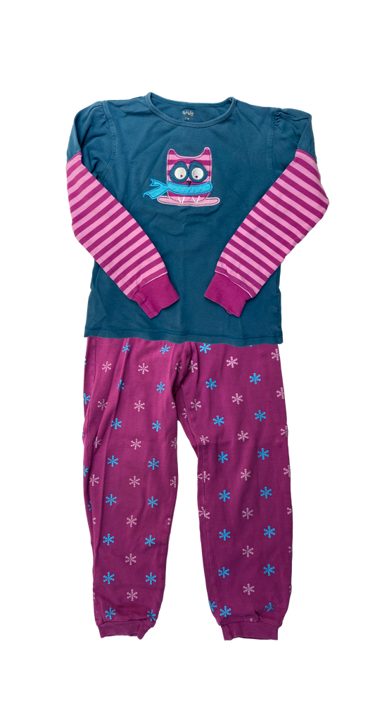 Pekkle PJ Set with Owl 7-8