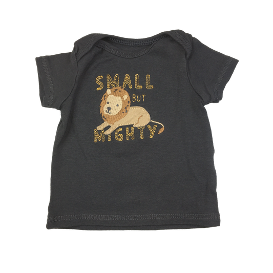 Child of Mine Grey T-Shirt "Small But Mighty" with Lion NB