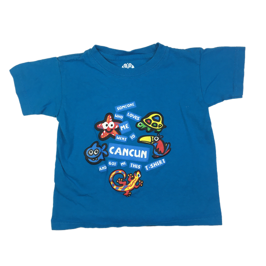 Tropical Relax Blue T-Shirt Cancun Theme 2T