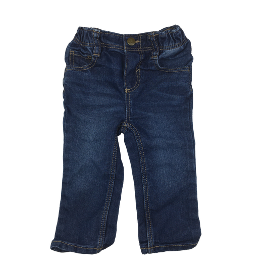 Old Navy Straight Leg Dark Wash Jeans 12-18M