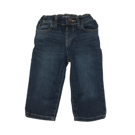 The Children's Place Straight Leg Dark Wash Jeans 12-18M