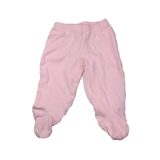 Child of Mine Pink Footed Pull-On Pants 3-6M