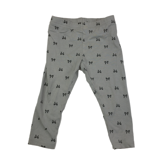 George Grey Leggings with Black Boys 18-24M