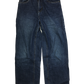 725 Wide Leg Dark Wash Jeans with Embroidered Pockets 16