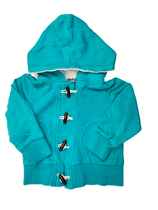 Carter's Teal Jacket with Toggle Buttons 3T