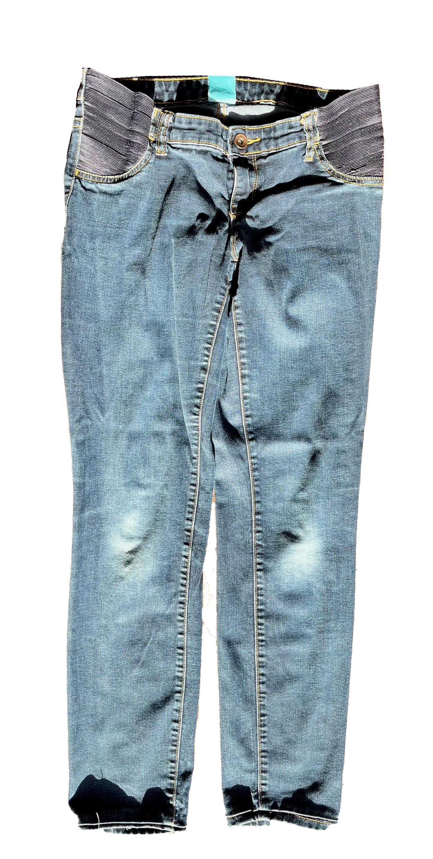 Old Navy Maternity Skinny Jeans Side Panel Dark Wash Jeans 4
