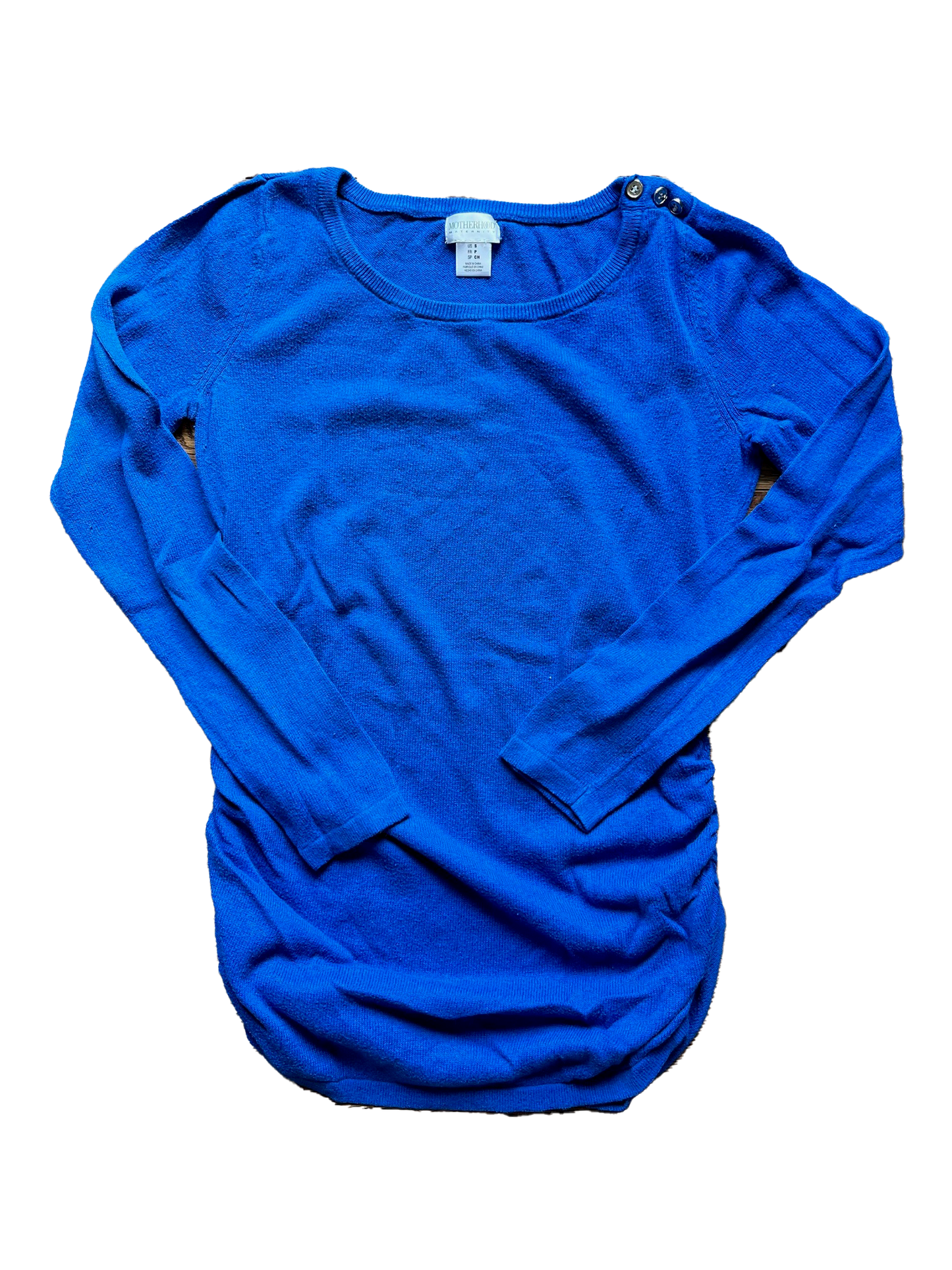 Motherhood Blue Maternity Sweater S