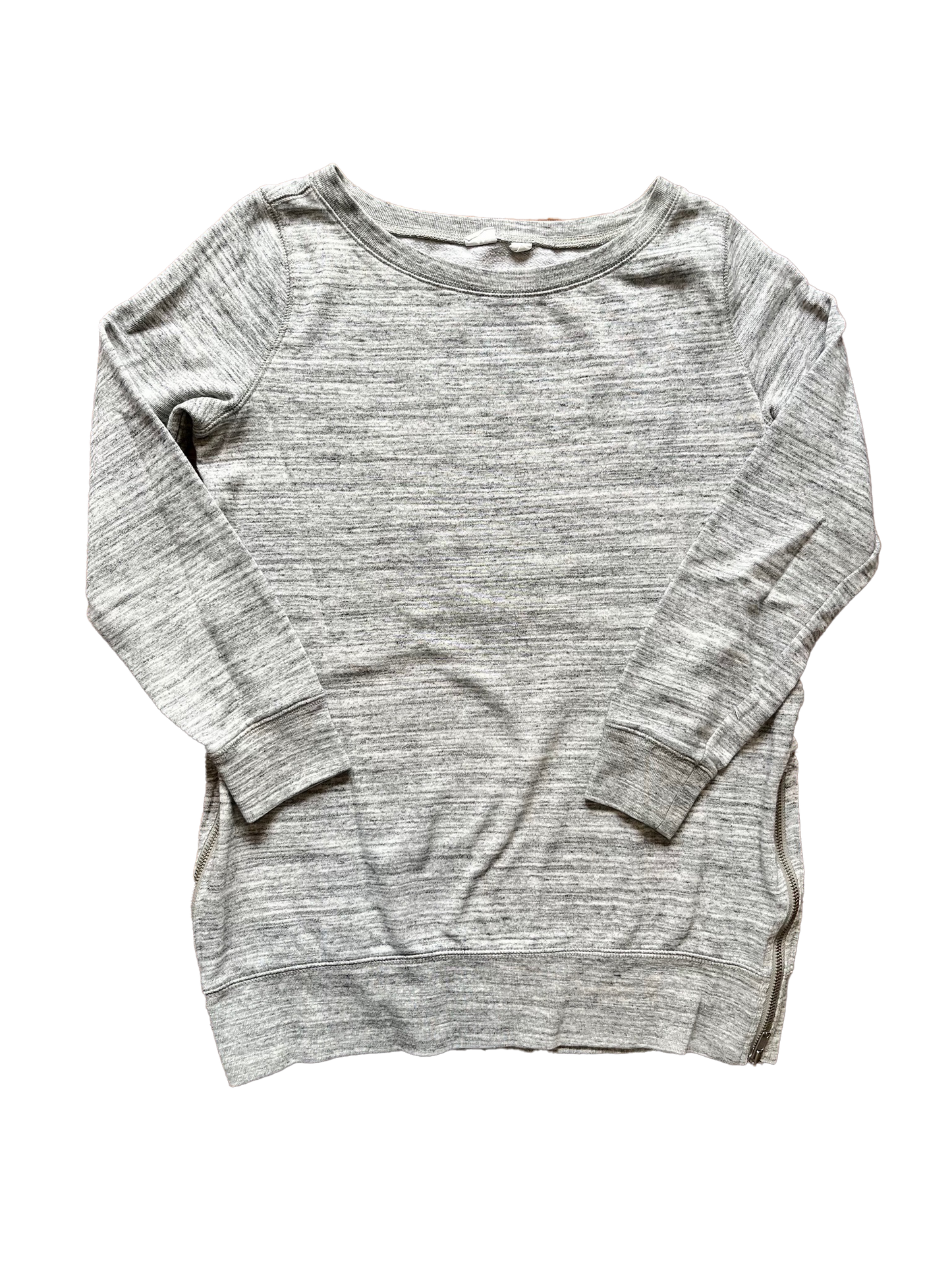 Gap Grey Maternity Sweatshirt with Zipped Sides S