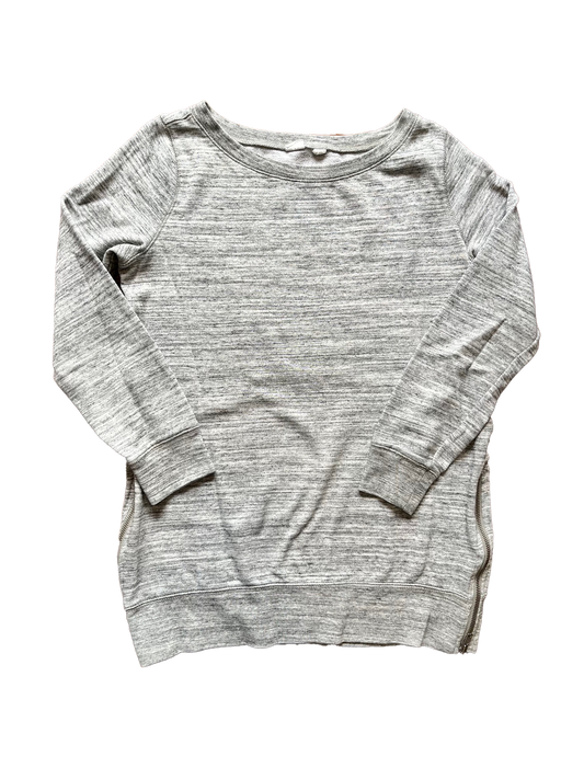 Gap Grey Maternity Sweatshirt with Zipped Sides S