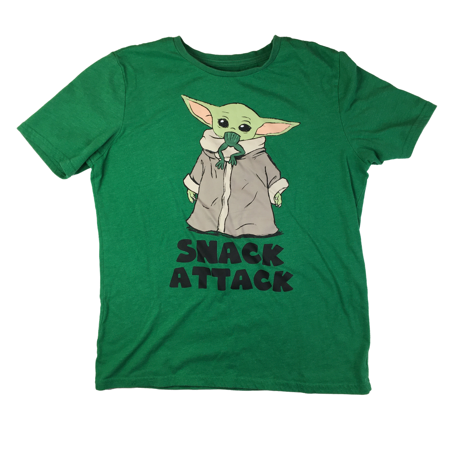 Star Wars Green T-Shirt with Grogu "Snack Attack" 14-16