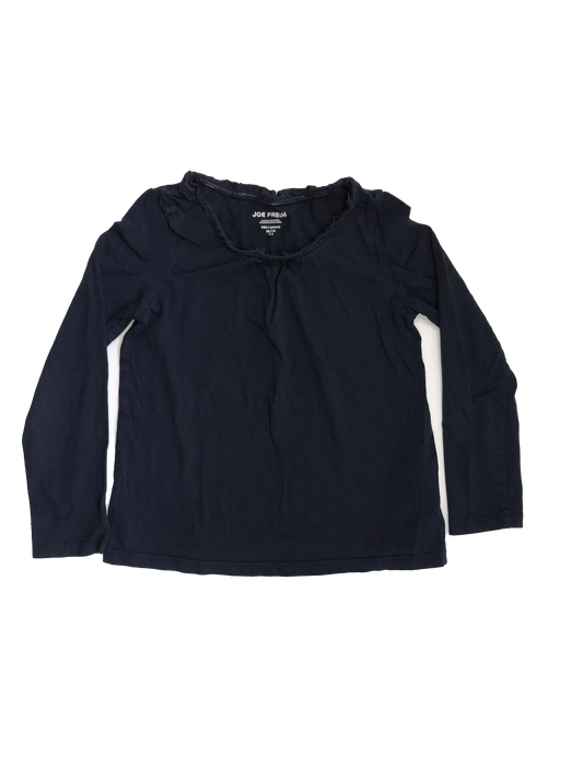 Joe Fresh Navy Long Sleeve Shirt 7-8