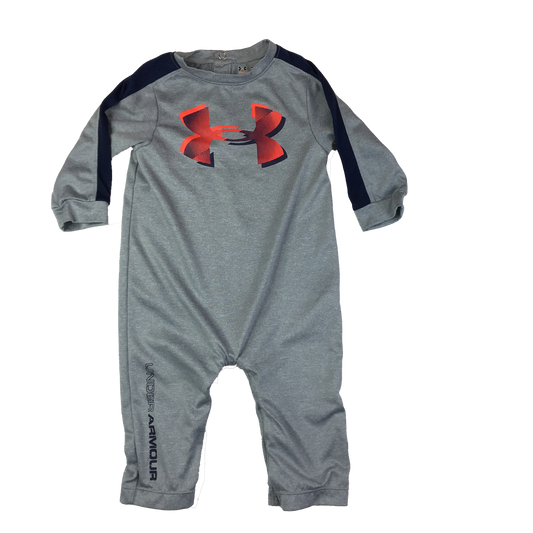 Under Armour Grey Jumpsuit 3-6M