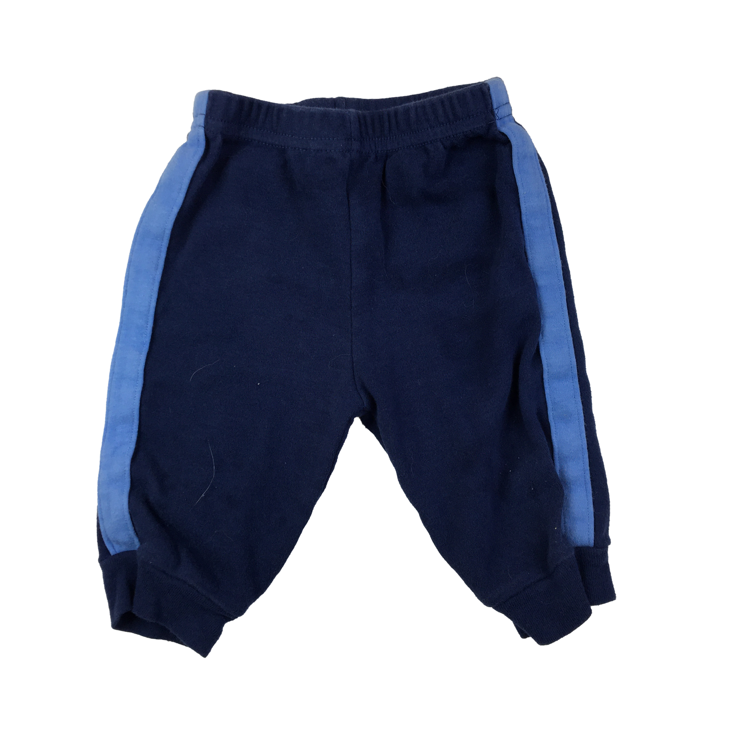 Navy Blue Sweatpants with Light Blue Stripe 6M
