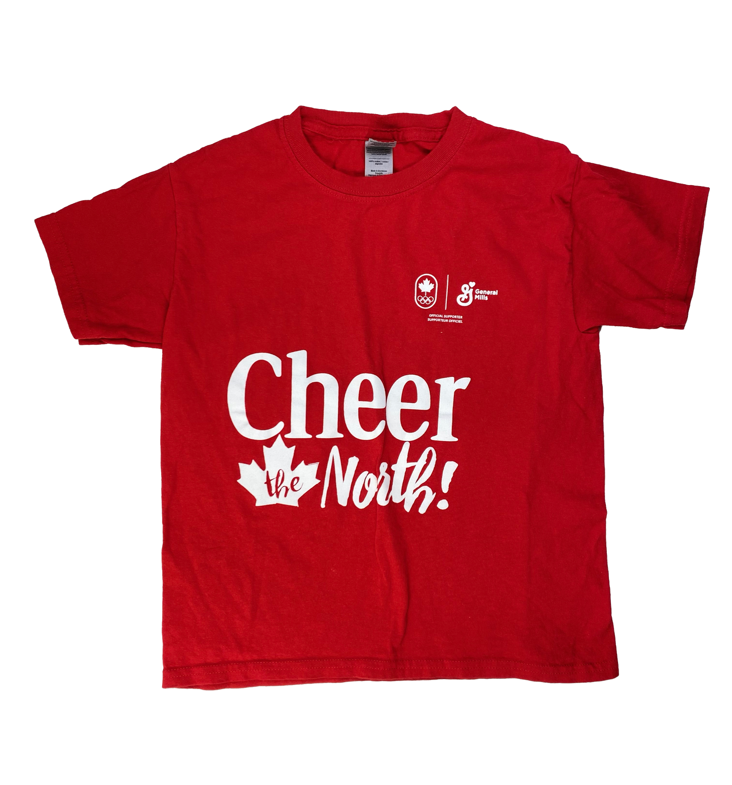 Gildan Red T-Shirt "Cheer The North" 6