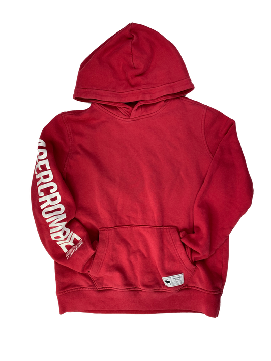 Abercrombie Red Hooded Pull-Over 15-16