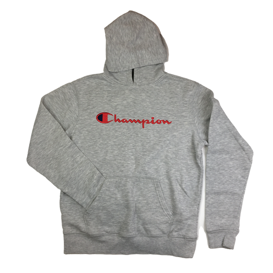 Champion Grey Hooded Pull-Over 12