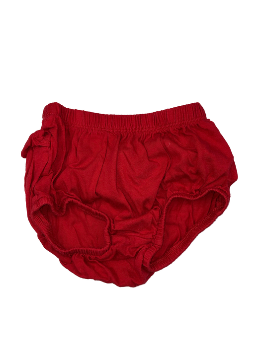 Old Navy Red Ruffle Trim Bloomers 12-18M