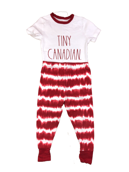 Rae Dunn 2-Piece Set T-Shirt & Pants "Tiny Canadian" 2T
