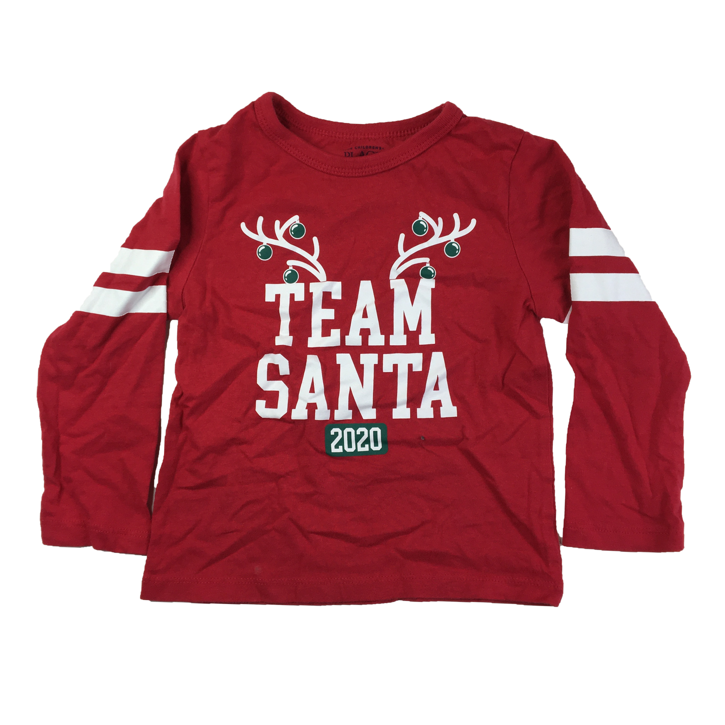 The Children's Place Red Long Sleeve "Team Santa 2020" 2T