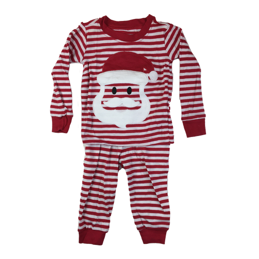Children's Place Red & White Striped Sleepers 3-6M