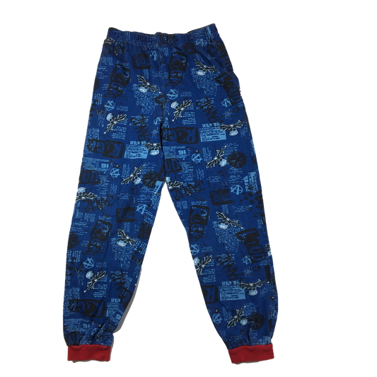 Cherokee Blue Print Sleep Pants 7-8