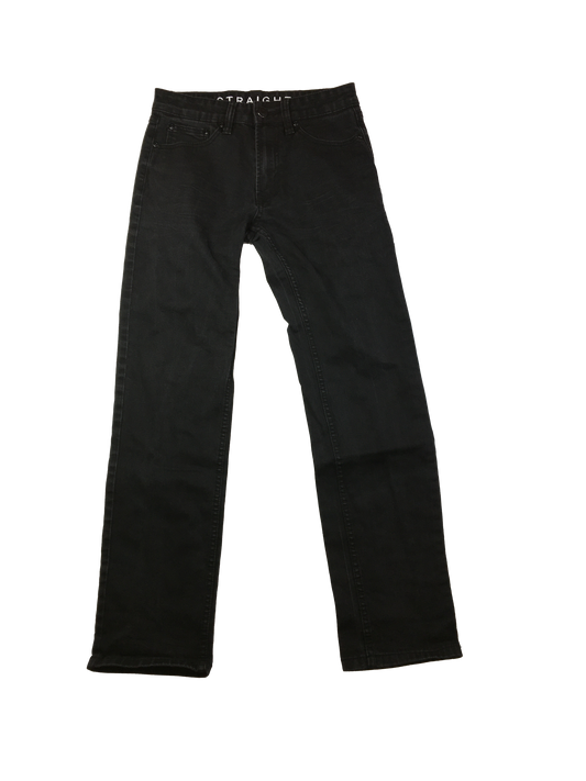 Black Straight Cut Jeans 12