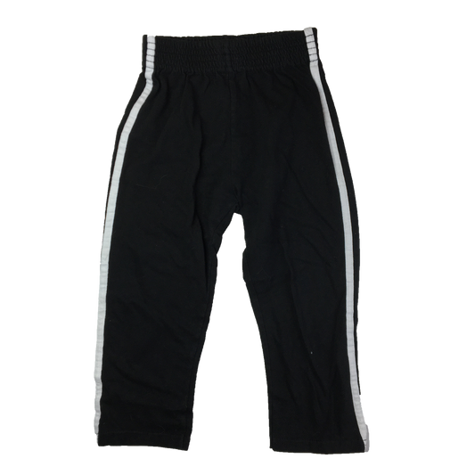 Garanimals Black Sweatpants with White Stripes 2T