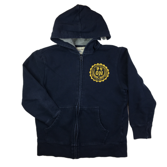 Old Navy Navy Hooded Zip-Up 8