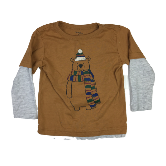 George Gold Long Sleeve Shirt 3T