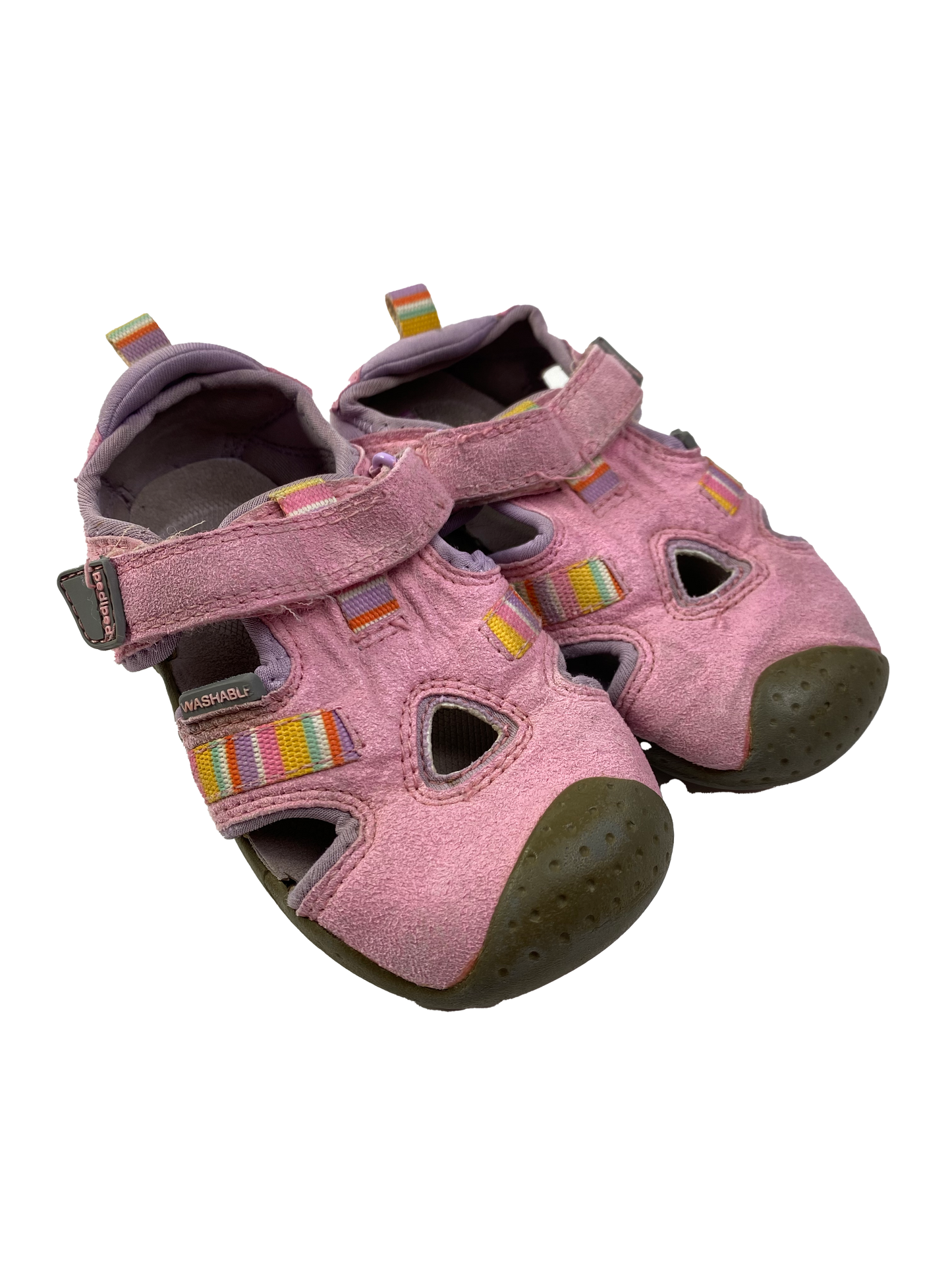 Pediped Pink Velcro Sandals 8