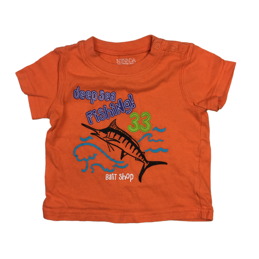 Nevada Orange T-Shirt "Deep Sea Fishing" 18M