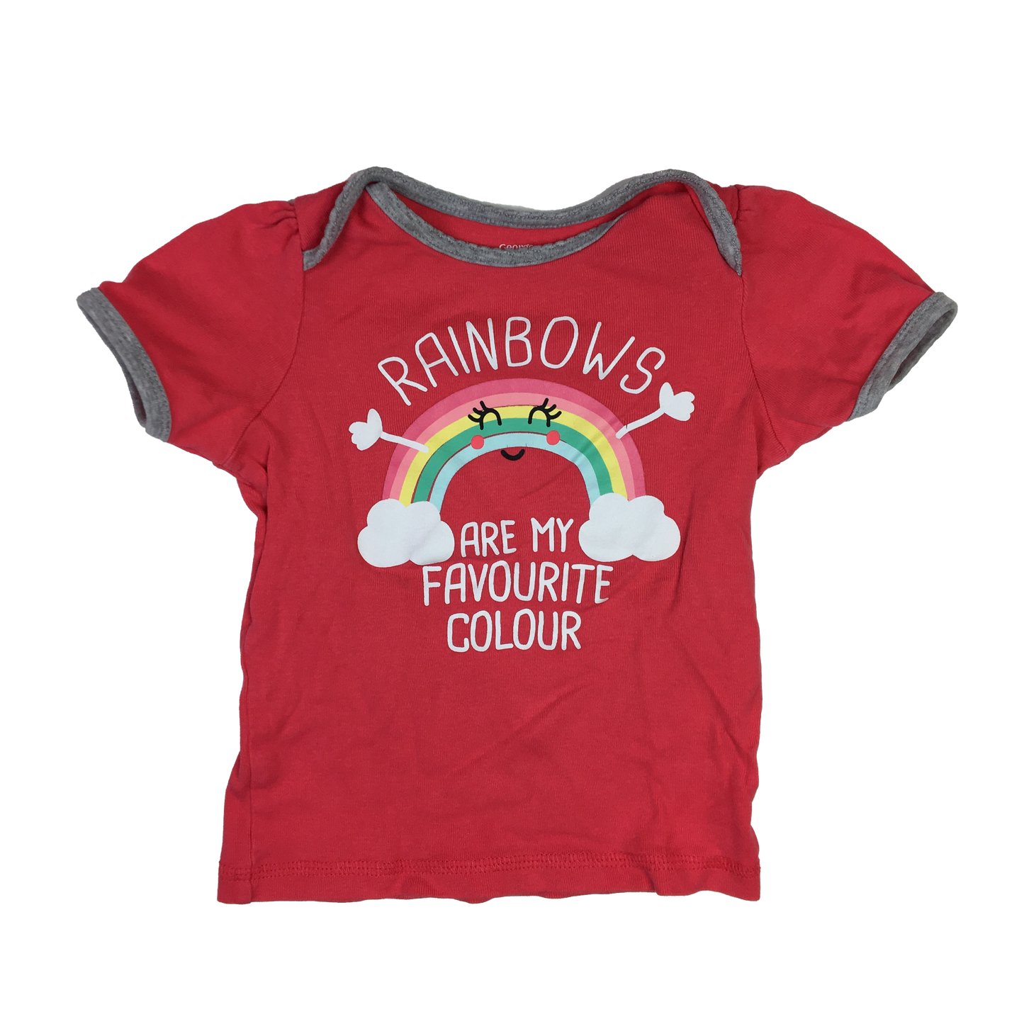 George Pink T-Shirt "Rainbows Are My Favourite Colour" 18-24M